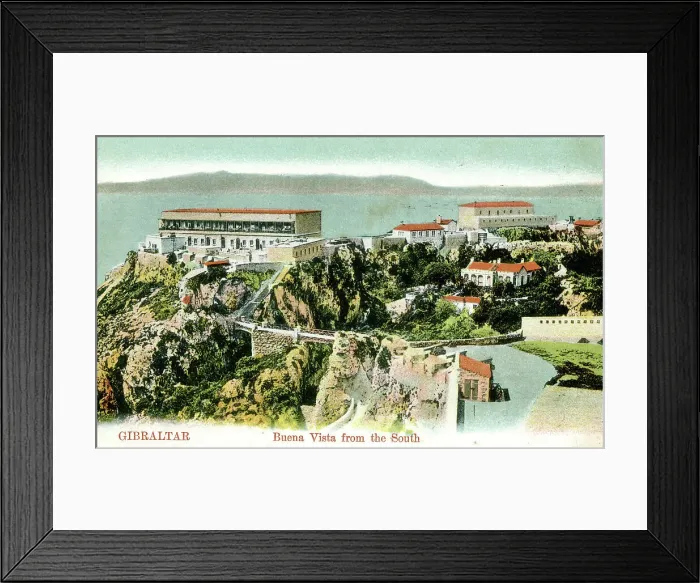 Framed Print : Buena Vista from the South, Gibraltar Framed Print : Buena Vista from the South, Gibraltar