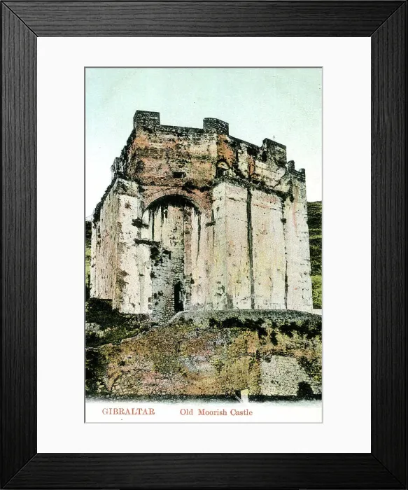 Framed Print : Old Moorish Castle, Gibraltar Framed Print : Old Moorish Castle, Gibraltar