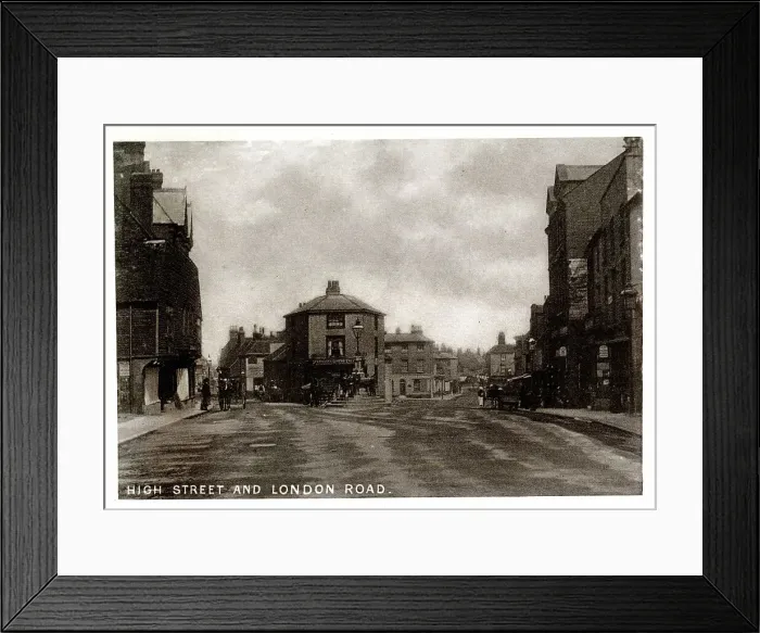 Framed Print : High Street and London Road, Sevenoaks, Kent Framed Print : High Street and London Road, Sevenoaks, Kent
