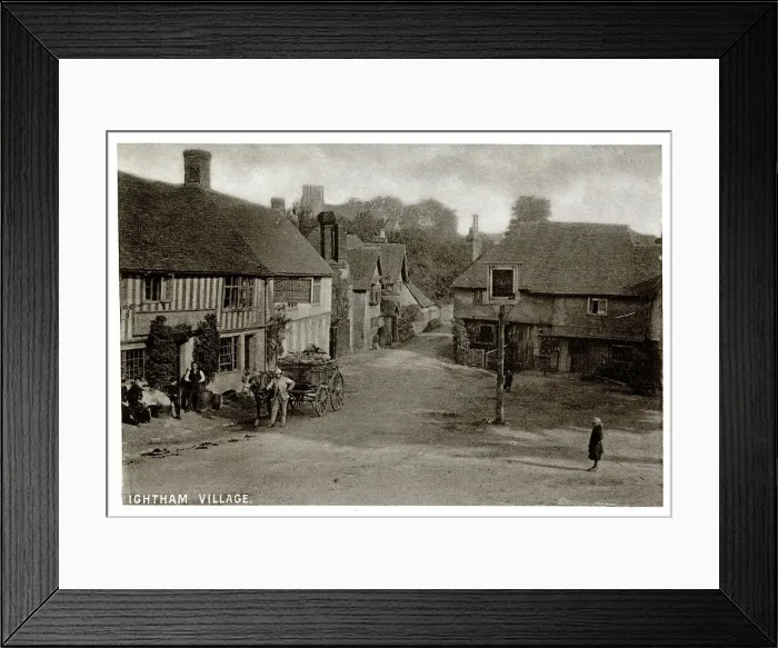 Framed Print : Ightham Village, Kent Framed Print : Ightham Village, Kent