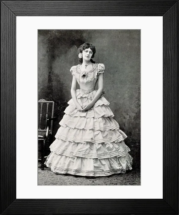 Framed Print : Irene Vanbrugh as heroine in Pinero's Trelawny of the Wells Framed Print : Irene Vanbrugh as heroine in Pinero's Trelawny of the Wells
