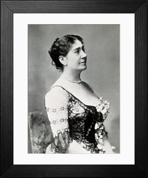Framed Print : Madge Kendal, English actress Framed Print : Madge Kendal, English actress