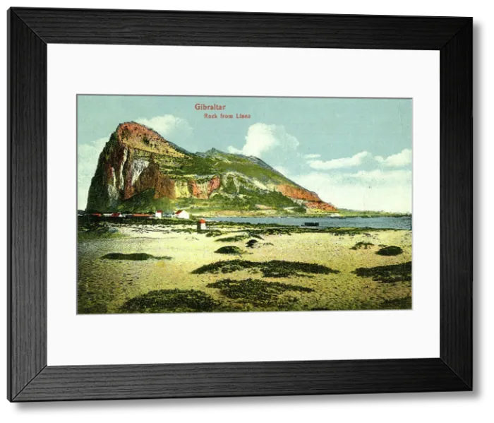 Framed Print : View of the Rock from Linea, Gibraltar Framed Print : View of the Rock from Linea, Gibraltar
