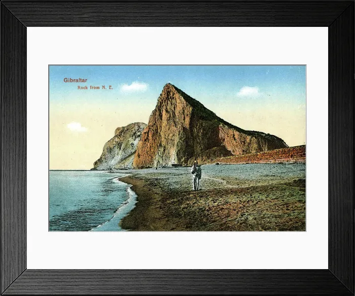 Framed Print : View of the Rock from the North East, Gibraltar Framed Print : View of the Rock from the North East, Gibraltar