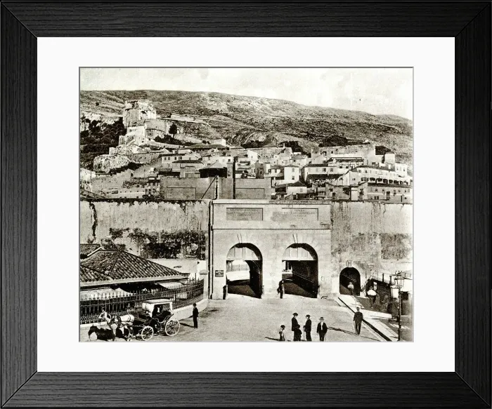 Framed Print : Market Place, Gibraltar Framed Print : Market Place, Gibraltar