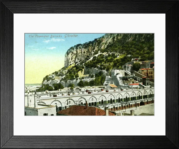 Framed Print : The Casemates Barracks, Gibraltar Framed Print : The Casemates Barracks, Gibraltar