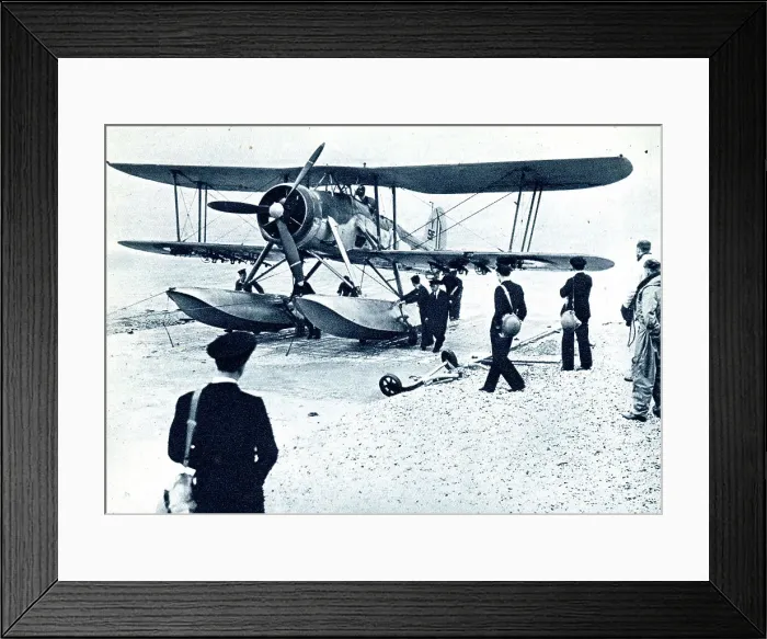Framed Print : Fleet Air Arm instructional seaplane, WW2 Framed Print : Fleet Air Arm instructional seaplane, WW2