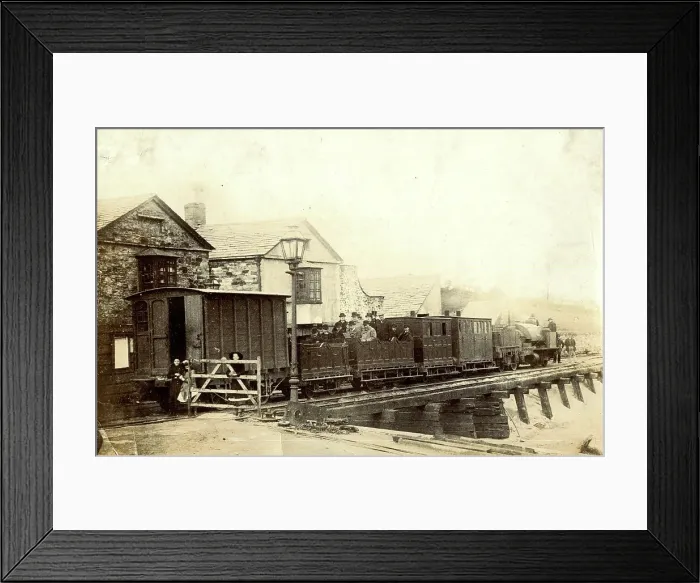 Framed Print : Unidentified early train Framed Print : Unidentified early train