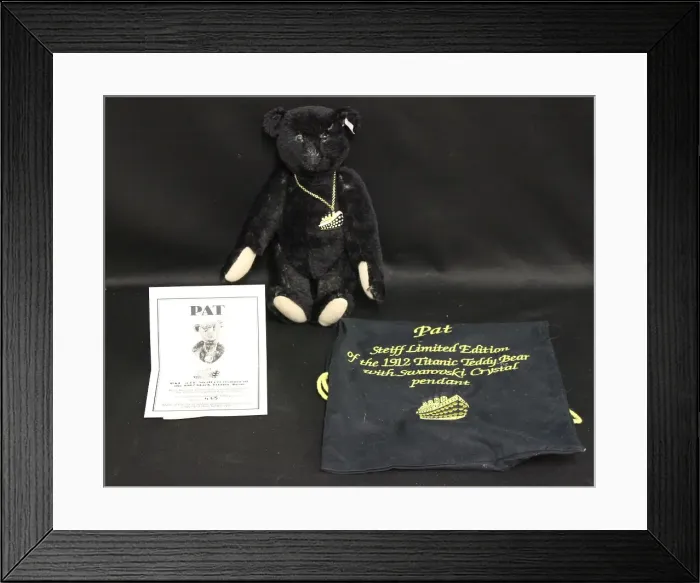 Framed Print : Steiff limited edition 1912 Titanic teddy bear Framed Print : Steiff limited edition 1912 Titanic teddy bear