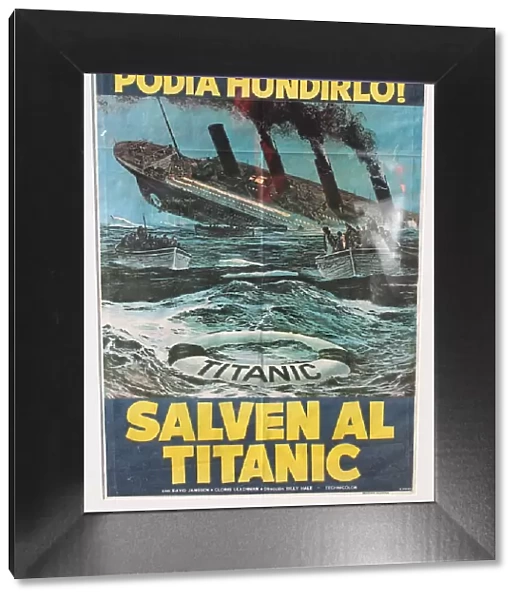 RMS Titanic - poster, Spanish version of SOS Titanic film