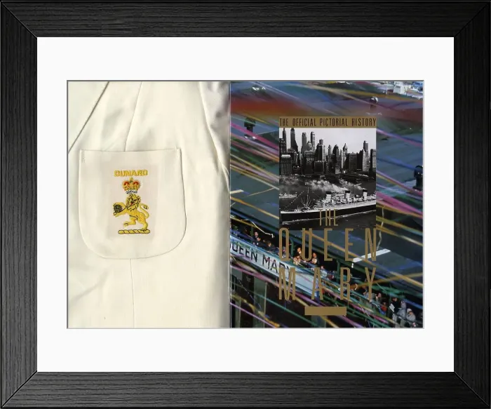 Framed Print : RMS Queen Mary, Cunard memorabilia Framed Print : RMS Queen Mary, Cunard memorabilia