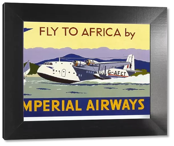 Advert, Fly to Africa by Imperial Airways