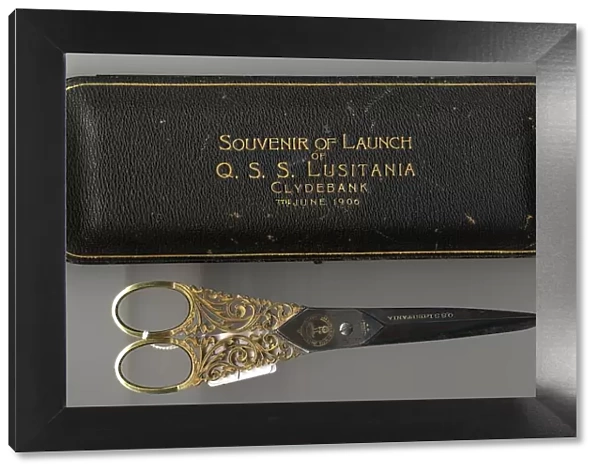 QSS Lusitania - souvenir of launch