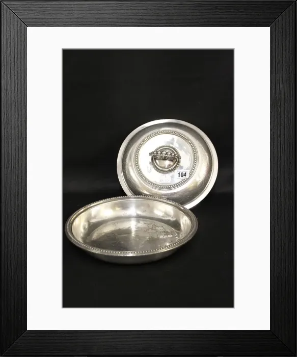Framed Print : White Star Line - Elkington plate serving tureen Framed Print : White Star Line - Elkington plate serving tureen