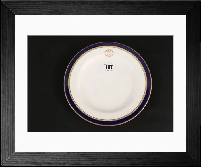 Framed Print : White Star Line - Copeland Spode side plate Framed Print : White Star Line - Copeland Spode side plate