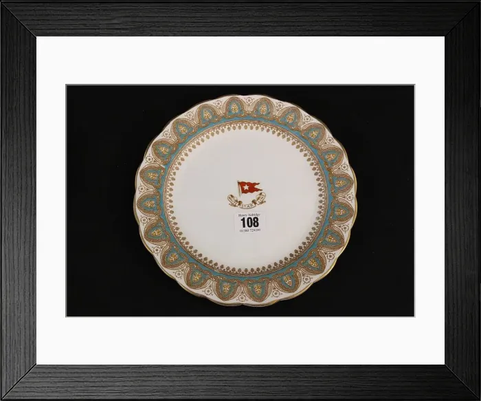 Framed Print : White Star Line - Stonier and Co plate Framed Print : White Star Line - Stonier and Co plate