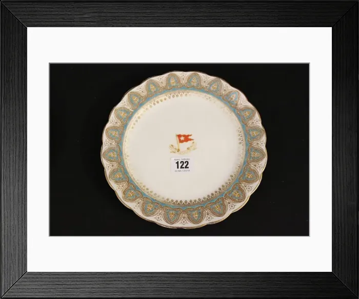 Framed Print : White Star Line - Stonier and Co. dinner plate Framed Print : White Star Line - Stonier and Co. dinner plate