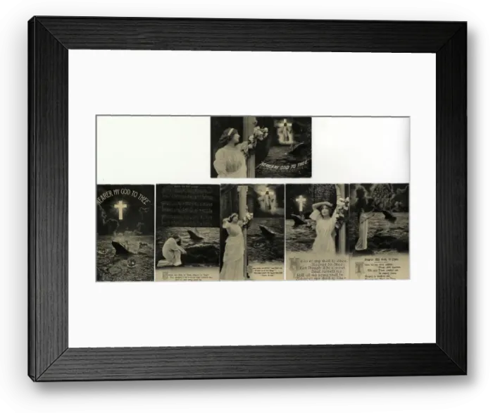 Framed Print : RMS Titanic - set of six postcards Framed Print : RMS Titanic - set of six postcards