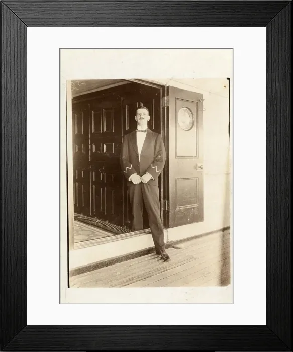 Framed Print : RMS Carpathia - J W Barker, steward Framed Print : RMS Carpathia - J W Barker, steward