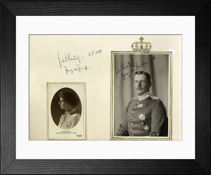 Framed Print : Prince Eitel Friedrich of Prussia and his wife Framed Print : Prince Eitel Friedrich of Prussia and his wife