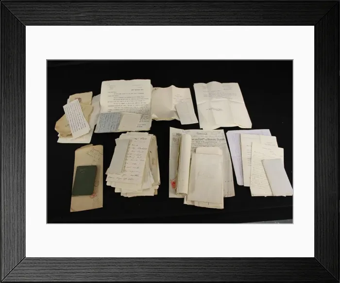 Framed Print : RMS Titanic - archive of Joseph Bell, Chief Engineer Framed Print : RMS Titanic - archive of Joseph Bell, Chief Engineer