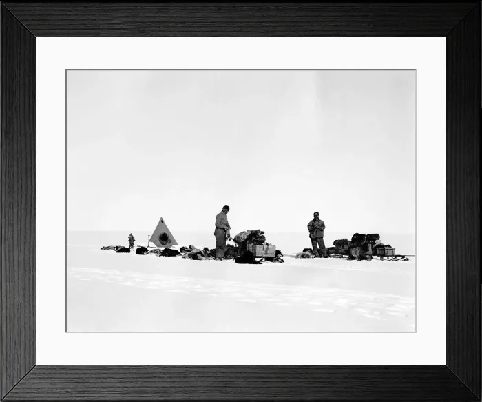 Framed Print : Robert Falcon Scott, Terra Nova Expedition, Antarctic Framed Print : Robert Falcon Scott, Terra Nova Expedition, Antarctic
