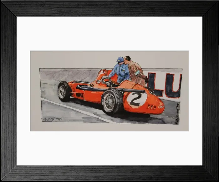 Framed Print : Maserati 20F racing car Framed Print : Maserati 20F racing car