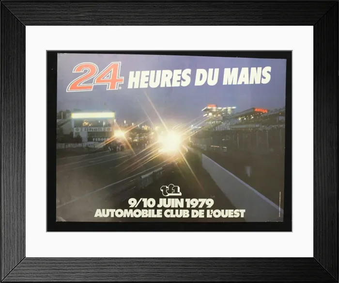 Framed Print : Poster, Le Mans 24 hour race, 9-10 June 1979 Framed Print : Poster, Le Mans 24 hour race, 9-10 June 1979