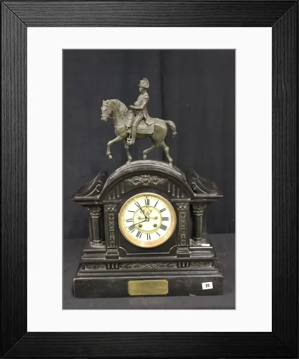 Framed Print : Black marble mantel clock - Charles, 1st Viscount Wakefield Framed Print : Black marble mantel clock - Charles, 1st Viscount Wakefield