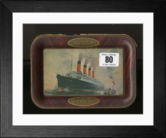 Framed Print : RMS Aquitania, Cunard Line - shipboard souvenir Framed Print : RMS Aquitania, Cunard Line - shipboard souvenir