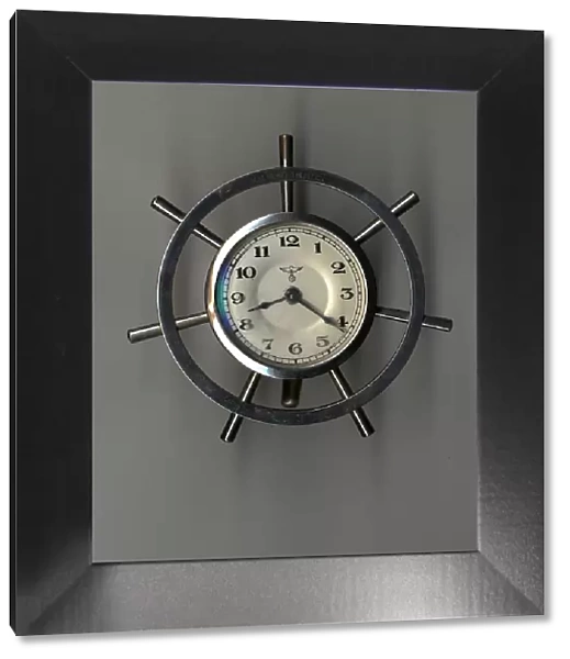 MV Britannic - chrome mantel clock