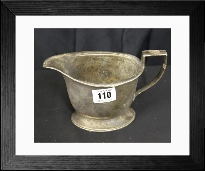 Framed Print : White Star Line - Elkington cream jug Framed Print : White Star Line - Elkington cream jug