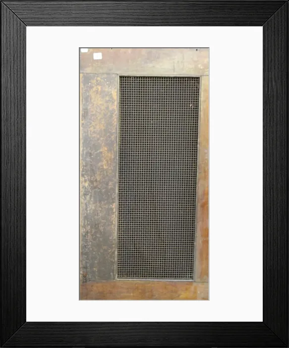 Framed Print : RMS Olympic - stateroom ventilation grille with frame Framed Print : RMS Olympic - stateroom ventilation grille with frame