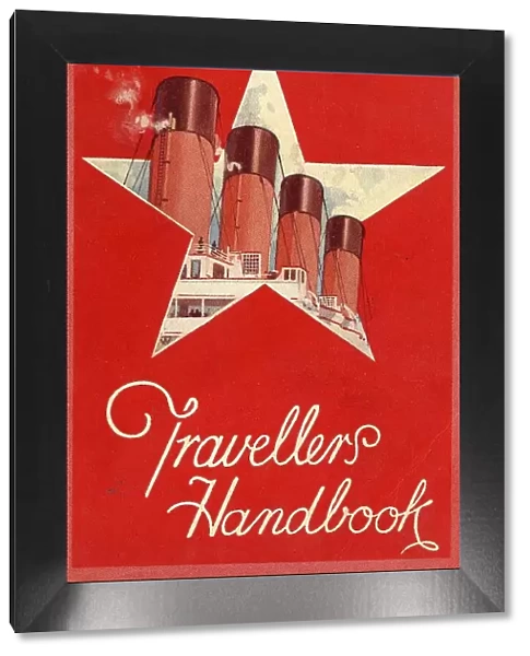 White Star Line - Travellers Handbook cover design