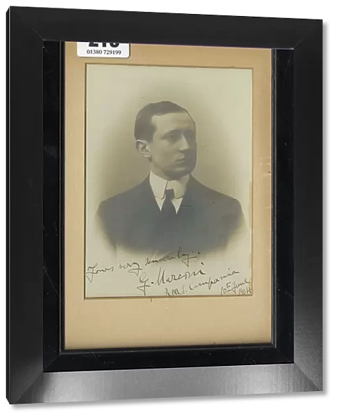 RMS Titanic - Guglielmo Marconi, signed photograph