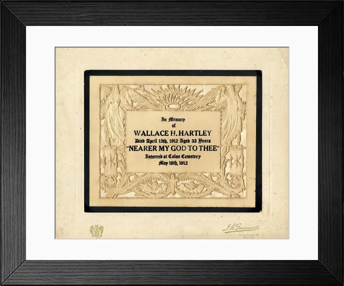 Framed Print : RMS Titanic - Maria Robinson's memorial plaque Framed Print : RMS Titanic - Maria Robinson's memorial plaque