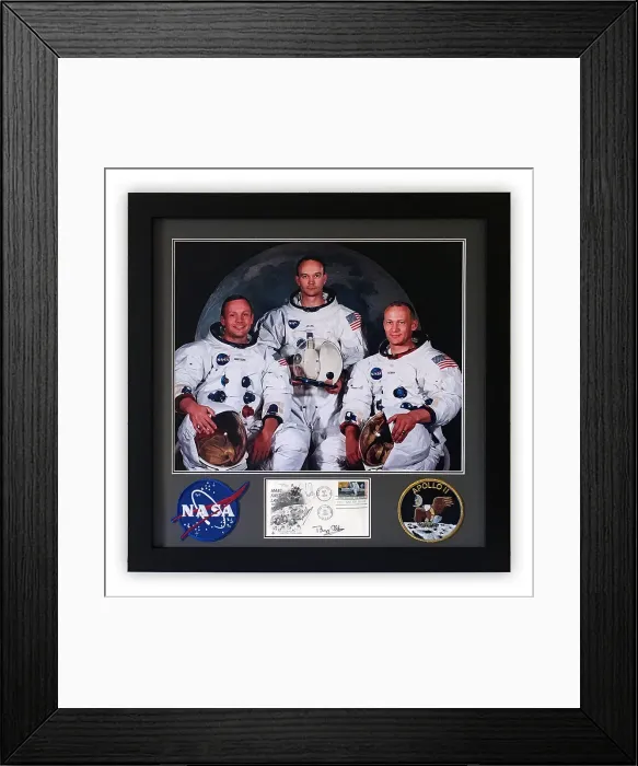 Framed Print : Space Memorabilia - the three Apollo 11 astronauts Framed Print : Space Memorabilia - the three Apollo 11 astronauts