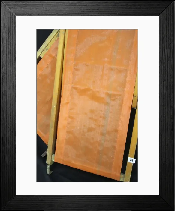 Framed Print : Ocean Liner - P & O pair of deckchairs Framed Print : Ocean Liner - P & O pair of deckchairs