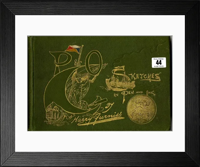 Framed Print : P & O Sketches in Pen and Ink, by Harry Furniss Framed Print : P & O Sketches in Pen and Ink, by Harry Furniss