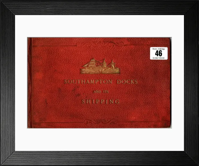 Framed Print : Cover design, Southampton Docks and its Shipping Framed Print : Cover design, Southampton Docks and its Shipping