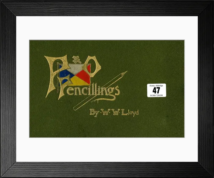 Framed Print : Cover design, P&O Pencillings, illustrated by W W Lloyd Framed Print : Cover design, P&O Pencillings, illustrated by W W Lloyd