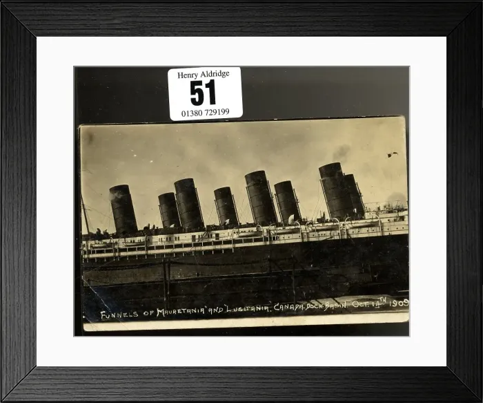 Framed Print : Cunard liners Mauretania and Lusitania, Canada Dock Framed Print : Cunard liners Mauretania and Lusitania, Canada Dock