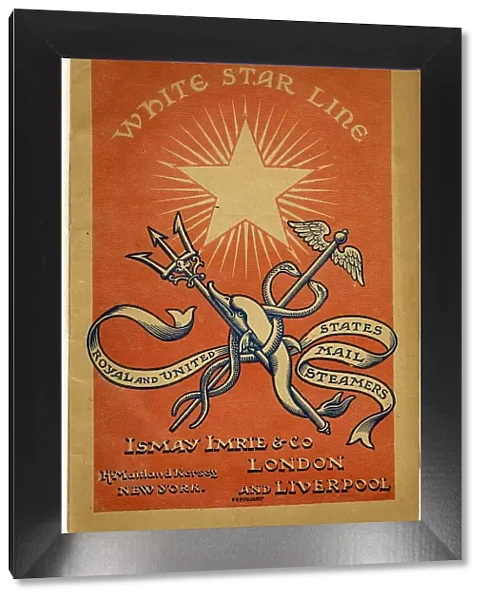 White Star Line, Royal and US Mail Steamers, cover design
