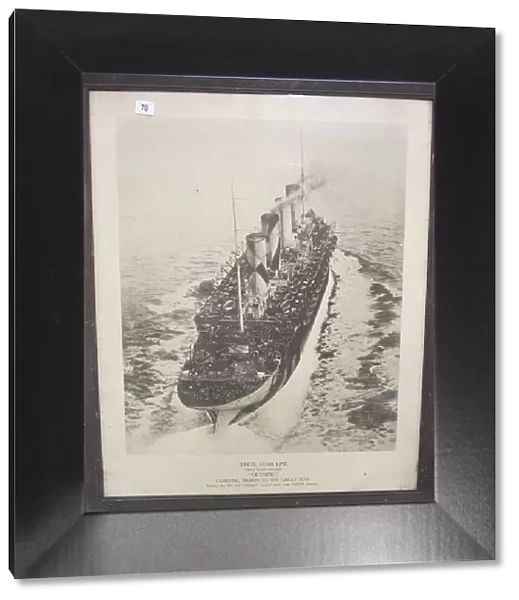 White Star Line, RMS Olympic, carrying troops, WW1