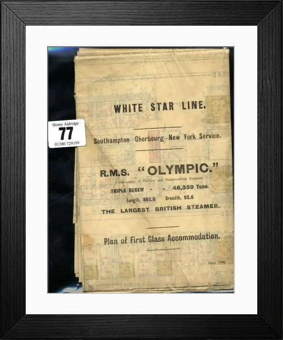Framed Print : White Star Line, RMS Olympic, First Class Accommodation Framed Print : White Star Line, RMS Olympic, First Class Accommodation