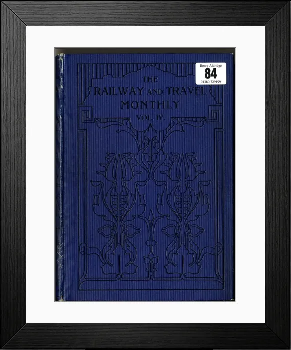 Framed Print : The Railway and Travel Monthly, cover design Framed Print : The Railway and Travel Monthly, cover design