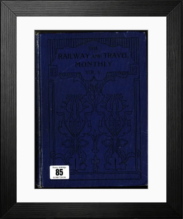 Framed Print : The Railway and Travel Monthly, cover design Framed Print : The Railway and Travel Monthly, cover design