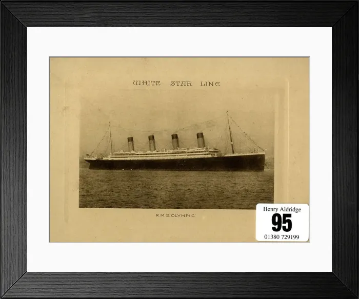 Framed Print : White Star Line, RMS Olympic, abstract of logs Framed Print : White Star Line, RMS Olympic, abstract of logs