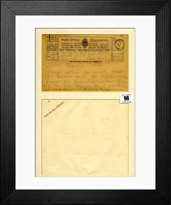 Framed Print : RMS Olympic, funeral of Commander William Marshall Framed Print : RMS Olympic, funeral of Commander William Marshall