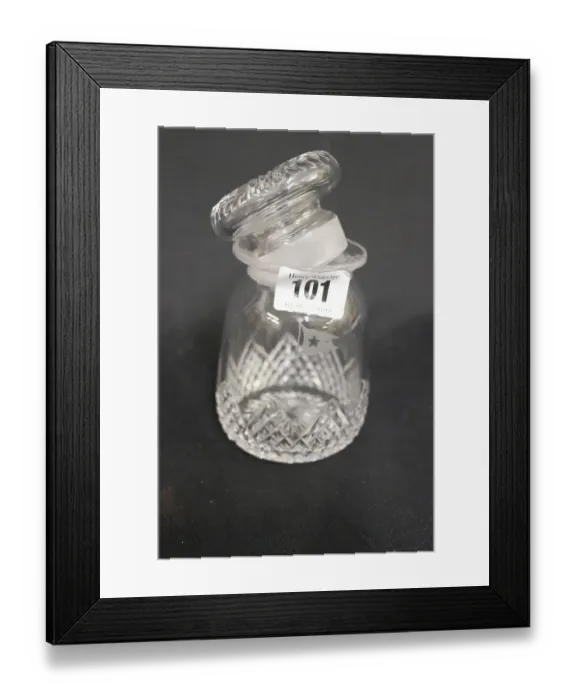 Framed Print : White Star Line - First Class pickle jar and stopper Framed Print : White Star Line - First Class pickle jar and stopper